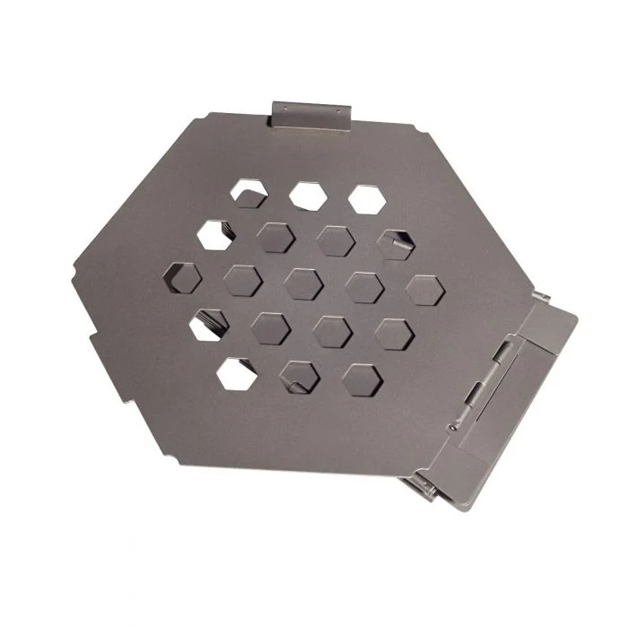 HEXAGON WOOD STOVE - STAINLESS STEEL - Image 3